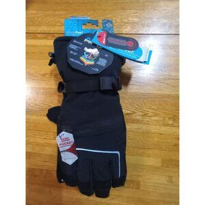 Winter Proof insulated anti-slip adjustable wrist cold snow ski gloves mens XL
